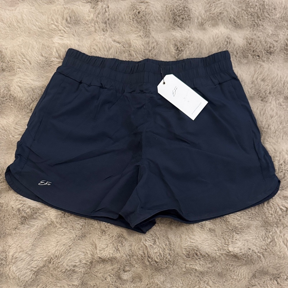 EVER FORWARD Women's Large Navy Blue Athletic Shorts